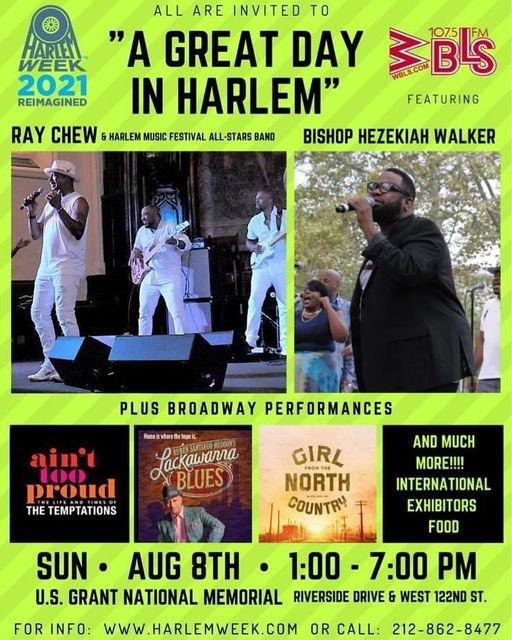 Harlem Week is here! - Hear Maestro Ray Chew & Miss Alyson Williams "Summer Nights In Harlem"